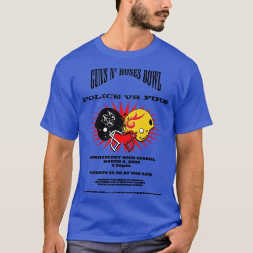 Guns N Hoses  poster T_Shirt