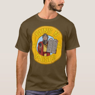 Guns N Moses Jewish Passover Pun Israeli Defense F T-Shirt