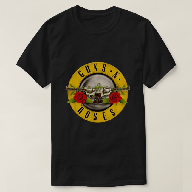 Guns N Roses Bullet  T-Shirt (Design Front)