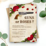 Guns or Roses Gender Reveal Party Invitation