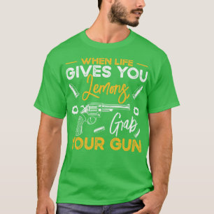 Guns Pistol Lover Gun Owner Shooting  Design  T-Shirt