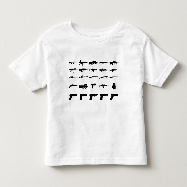 Guns Toddler T-shirt (Front)