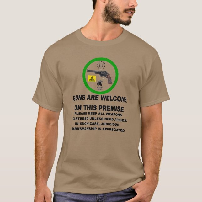 GUNS WELCOME T-Shirt (Front)