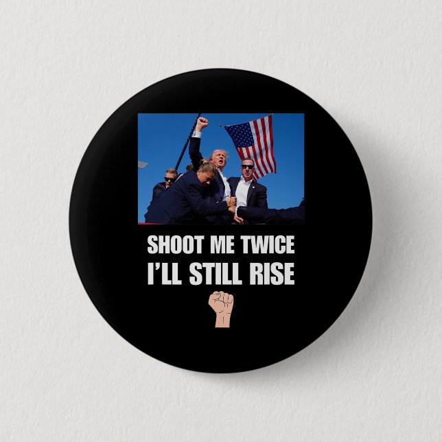 Gunshot - I'll Still Rise  Button (Front)