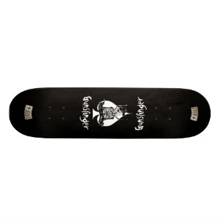 gunslinger ace of spades skateboard deck