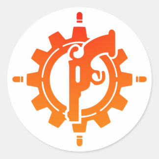 Gunslinger Sharpshooter Sniper Gunner DnD Classic Round Sticker