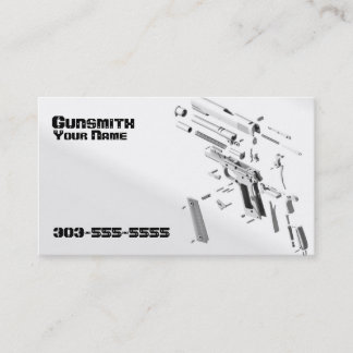 Gunsmith Business Card