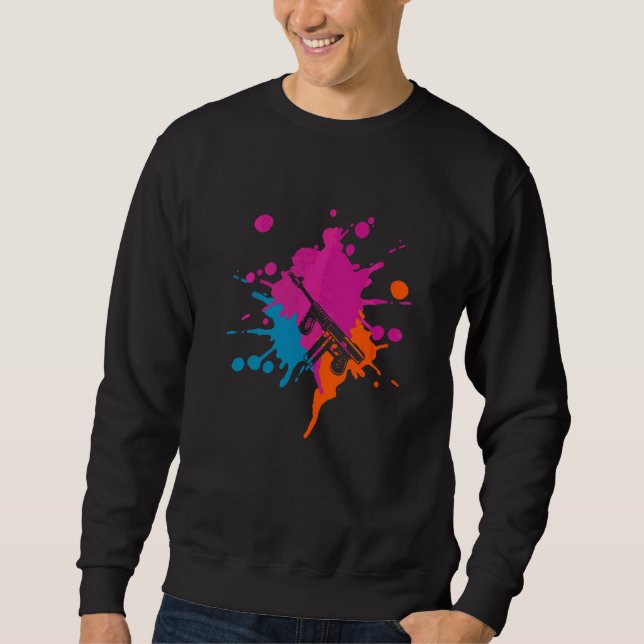 Gunsmithing Colorful Splash Sweatshirt (Front)