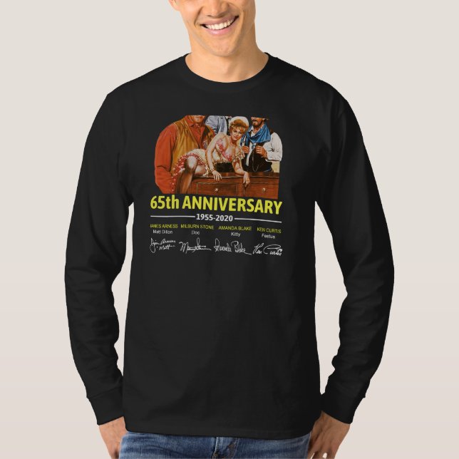 Gunsmoke 65th Anniversary 19552020 Signature T-Shirt (Front)