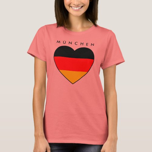 Gnstiges Mnchen_Herz_Shirt Deutschland WM 2010 T_Shirt