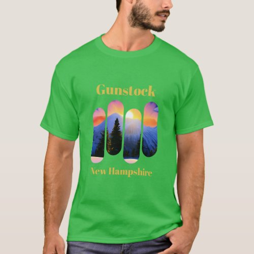 Gunstock ski New Hampshire 2  T_Shirt