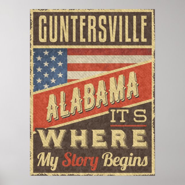 Guntersville Alabama Poster (Front)