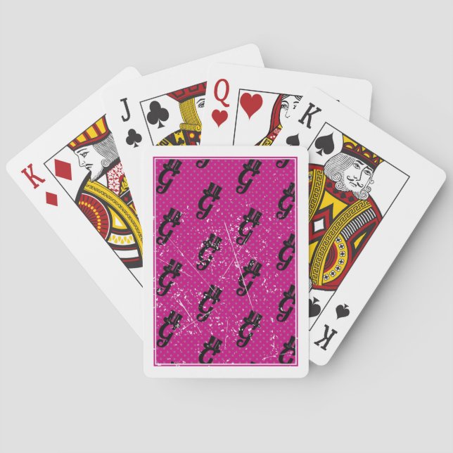 Günther Emblem Poker Cards (Back)