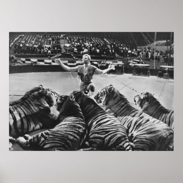 Gunther Gebel-Williams 1969 Poster (Front)