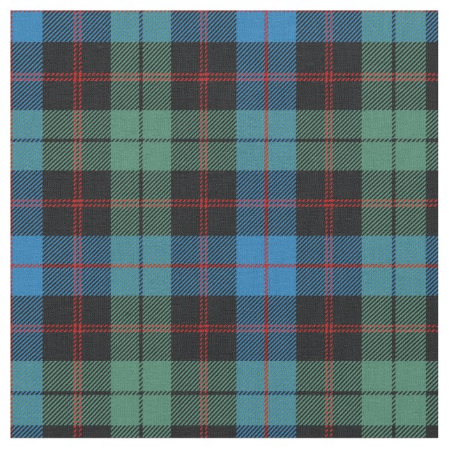 Gunthrie Tartan Print Fabric (Close Up)