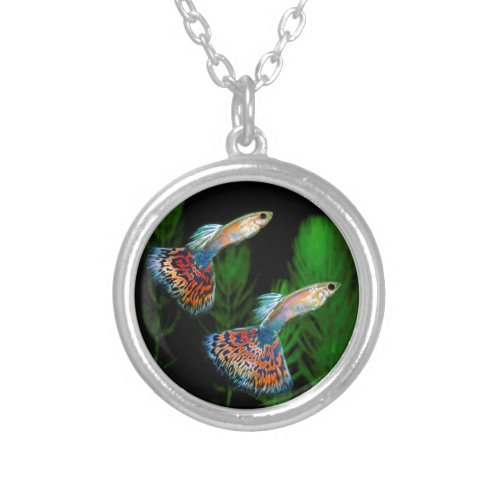 Guppies Silver Plated Necklace