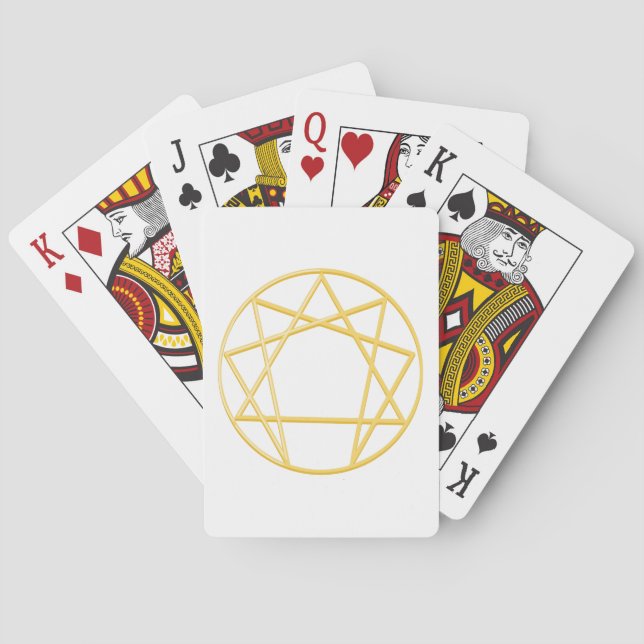 Gurdjieffs Anneagram Poker Cards (Back)