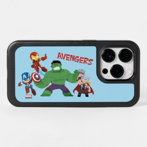 Guri Hiru Avengers Action Group OtterBox iPhone 14 Pro Case
