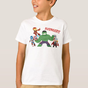 Guri Hiru Avengers Action Group T-Shirt