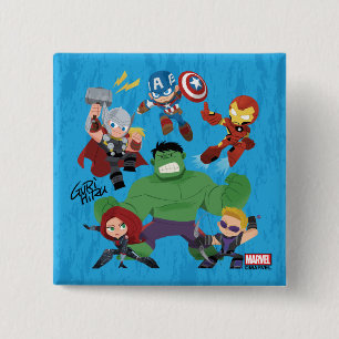 Guri Hiru Avengers Button