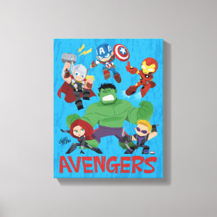 Guri Hiru Avengers Canvas Print