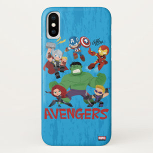 Guri Hiru Avengers iPhone X Case