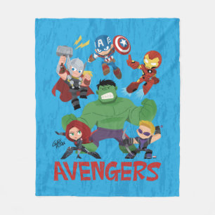 Guri Hiru Avengers Fleece Blanket