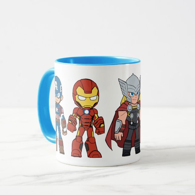Guri Hiru Avengers Group Mug (Front Left)