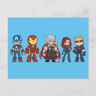 Guri Hiru Avengers Group Postcard