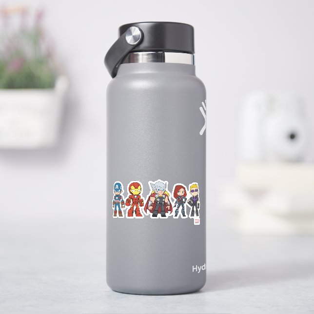 Guri Hiru Avengers Group Sticker (HydroFlask)