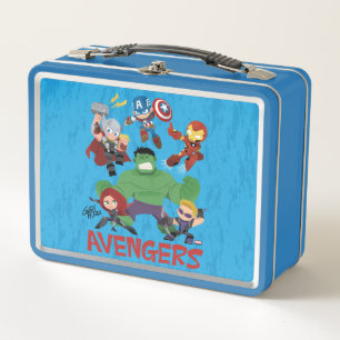Guri Hiru Avengers Metal Lunch Box