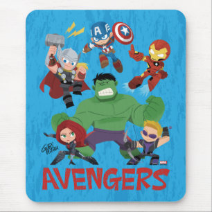 Guri Hiru Avengers Mouse Pad