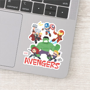 Guri Hiru Avengers Sticker