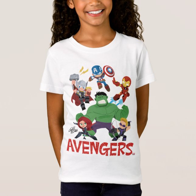 Guri Hiru Avengers T-Shirt (Front)