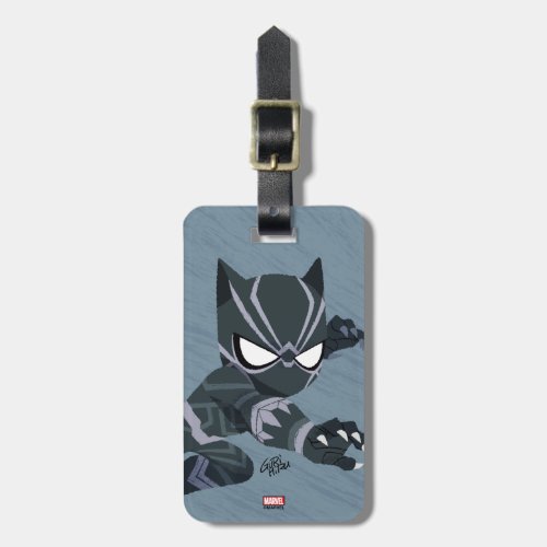 Guri Hiru Black Panther Luggage Tag