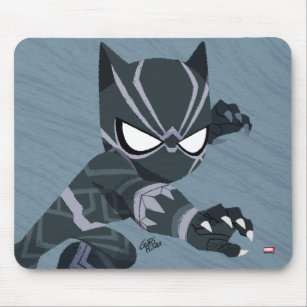 Guri Hiru Black Panther Mouse Pad
