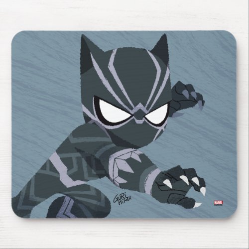 Guri Hiru Black Panther Mouse Pad