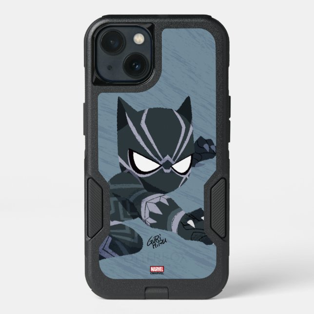 Guri Hiru Black Panther Otterbox iPhone Case (Back)