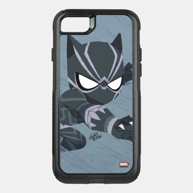 Guri Hiru Black Panther Otterbox iPhone Case (Back)