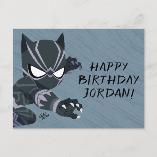 Guri Hiru Black Panther Postcard