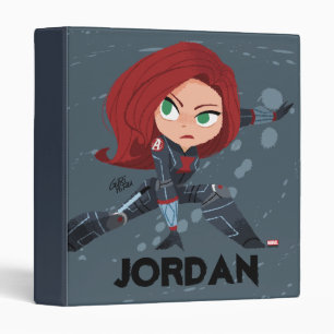Guri Hiru Black Widow 3 Ring Binder