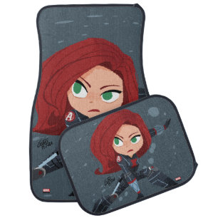 Guri Hiru Black Widow Car Floor Mat