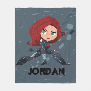 Guri Hiru Black Widow Fleece Blanket