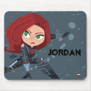 Guri Hiru Black Widow Mouse Pad