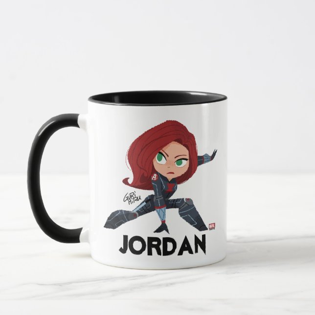 Guri Hiru Black Widow Mug (Left)