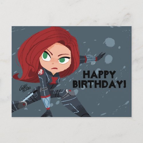 Guri Hiru Black Widow Postcard