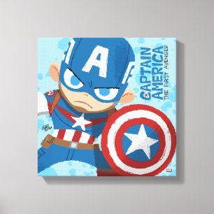 Guri Hiru Captain America Canvas Print
