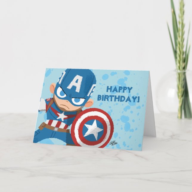 Guri Hiru Captain America Card (Front)