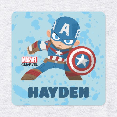 Guri Hiru Captain America Kids Labels