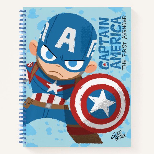 Guri Hiru Captain America Notebook (Front)